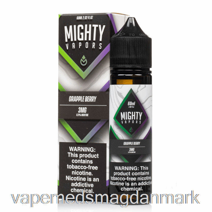 Vape Uden Nikotin Grapplebery - Mægtige Dampe - 60ml 3mg